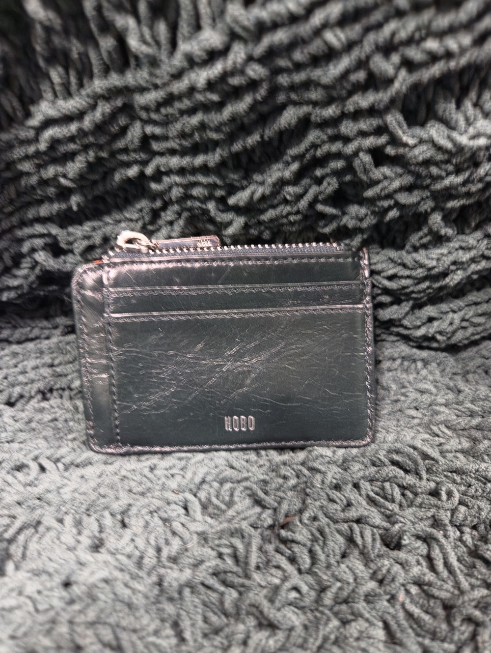 HOBO Green Leather Cardholder